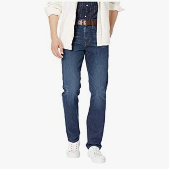 NWT J.Crew Mercantile Men's Blue 770 Stretch Straight Fit Jeans Size 32 x 34 - Picture 1 of 9